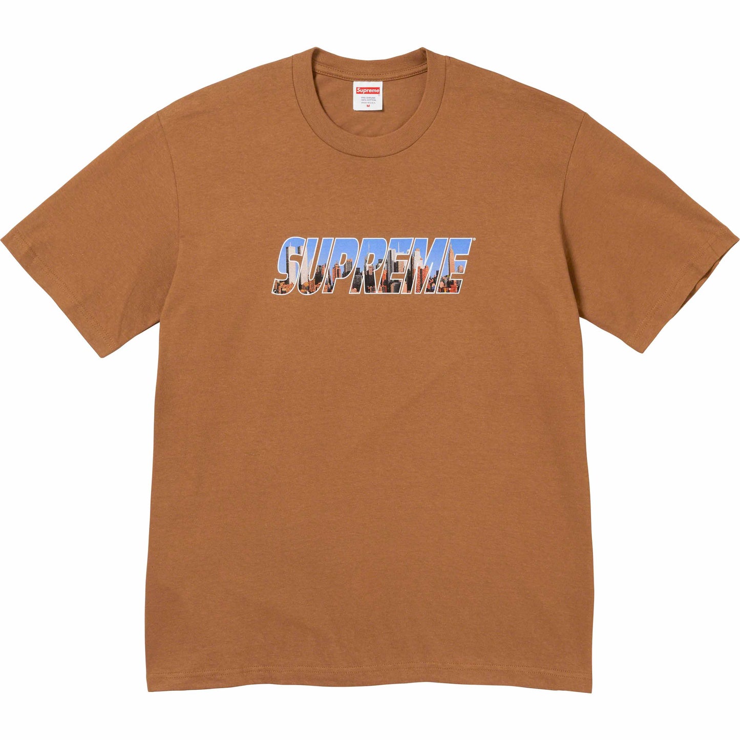 SUPREME GOTHAM TEE LIGHT BROWN