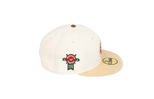 New Era 59Fifty Washington Senators 1960 Side Patch "Eggnog Pack" Fitted Hat