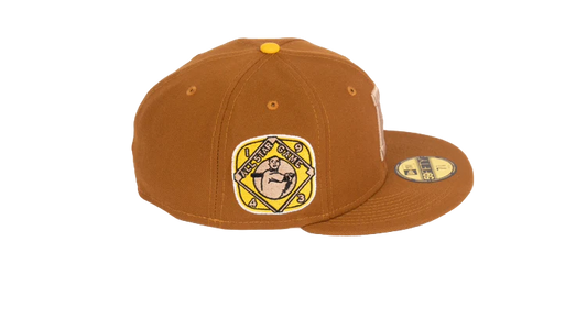 New Era 59Fifty Boston Braves 1943 All Star Game "Stone Age Pack" Fitted Hat - Peanut