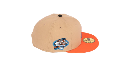 New Era 59Fifty Florida Marlins 2003 world Series "Stone Age Pack" Fitted Hat - Tan