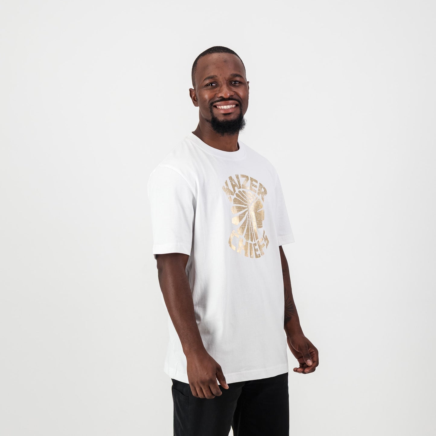 Kaizer Chiefs Vintage Regular Crew Tee-White