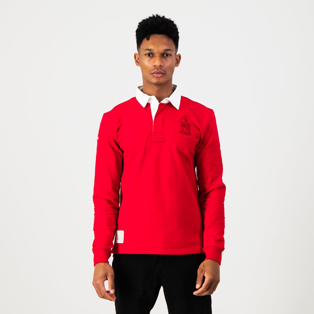 Schools KES LS Rugby Jersey-True Red