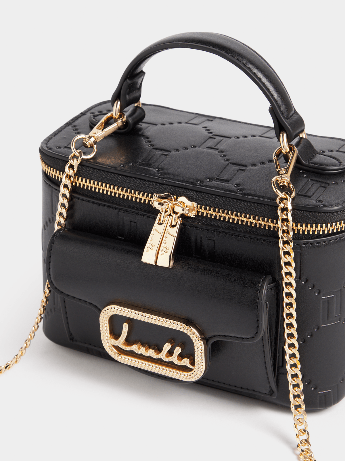 Luella Front Pocket Vanity Crossbody Bag