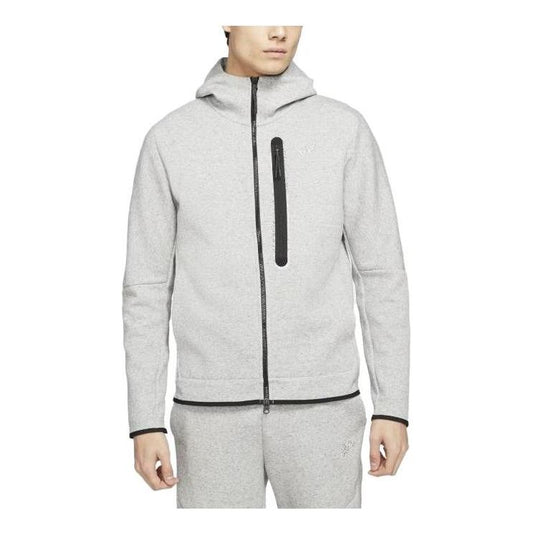 Nike Sportswear Tech Fleece Full Zip Hoodie 'Heather Grey' DD4688-010