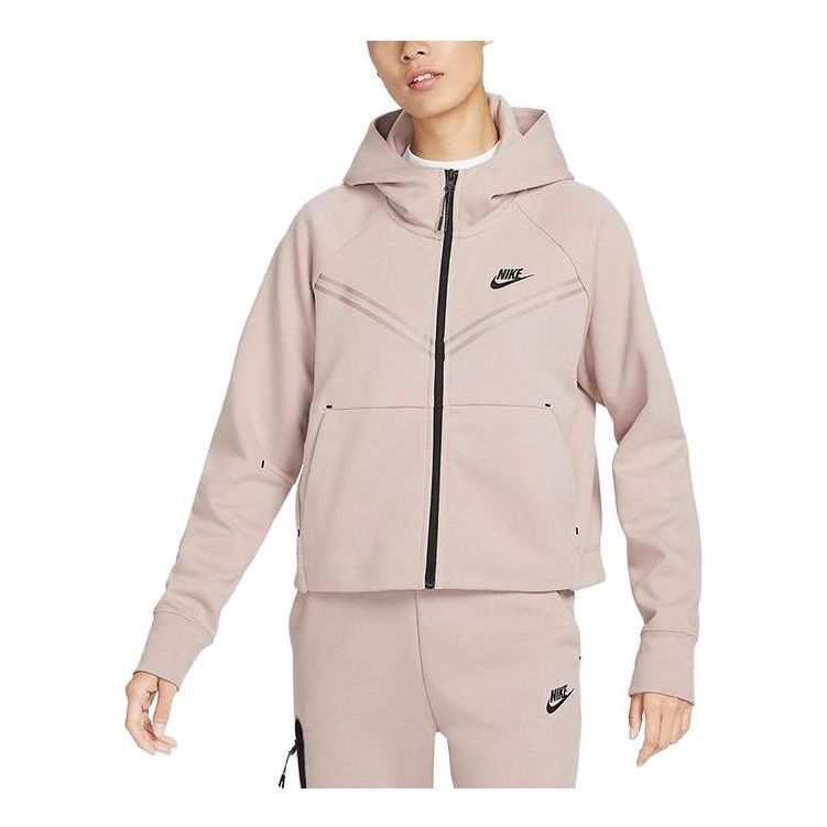 (WMNS) Nike Sportswear Tech Fleece Windrunner Jacket 'Light Grey Brown' CW4299-272