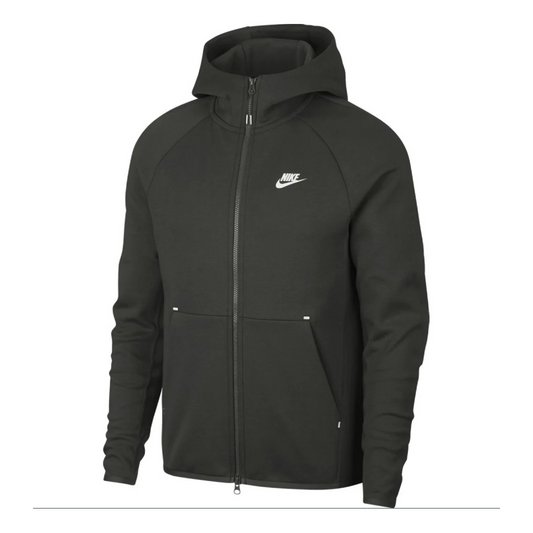 Nike Sportswear Tech Fleece Full-zip Hoodie 'Sequoia Black White' 928483-355
