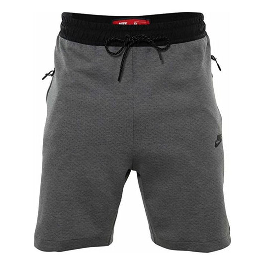 Nike Tech Fleece Zip Short 'Carbon Heather Black' 833935-091