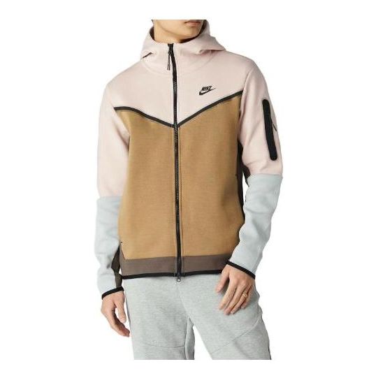 Nike Sportswear Tech Fleece Full Zip Hoodie Pink Driftwood CU4489-601