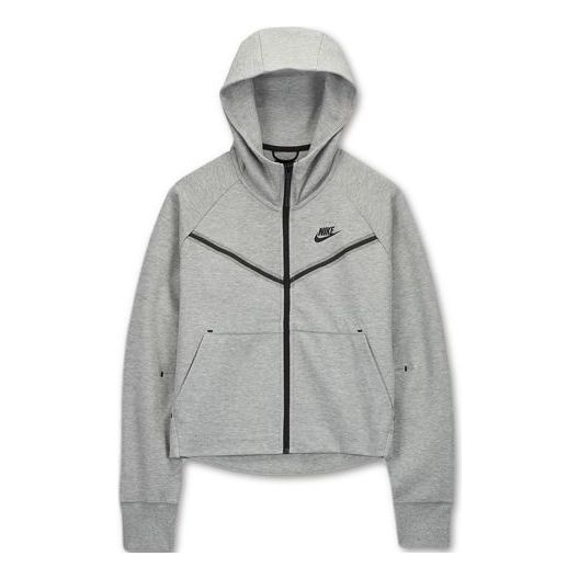 (WMNS) Nike Sportswear Tech Fleece Windrunner 'Grey' CW4299-063