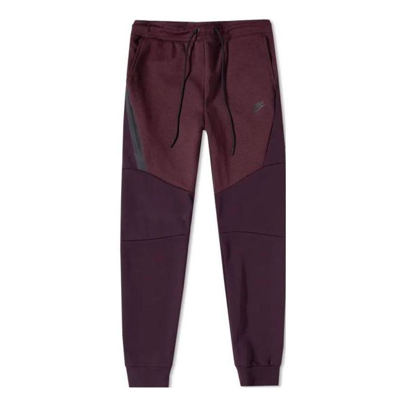 Nike Tech Fleece Pants 'PORT WINE' 805162-652