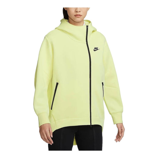 (WMNS) Nike Sportswear Tech Fleece Windrunner Full-zip Hoodie 'Light Green' FB8244-331