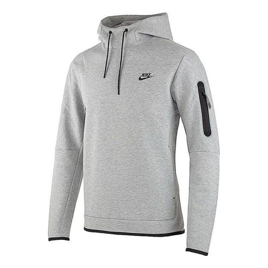 Nike Tech Fleece Pull Over Hoodie 'Dark Grey Heather' DD5174-063