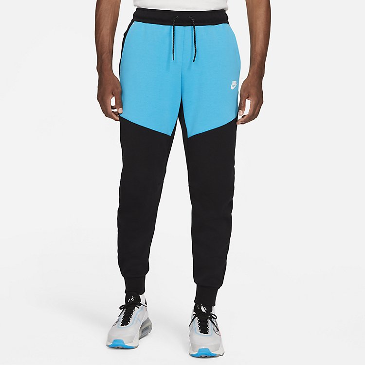 Nike Sportswear Tech Fleece Sweatpants 'Black Blue Fury' CU4495-015