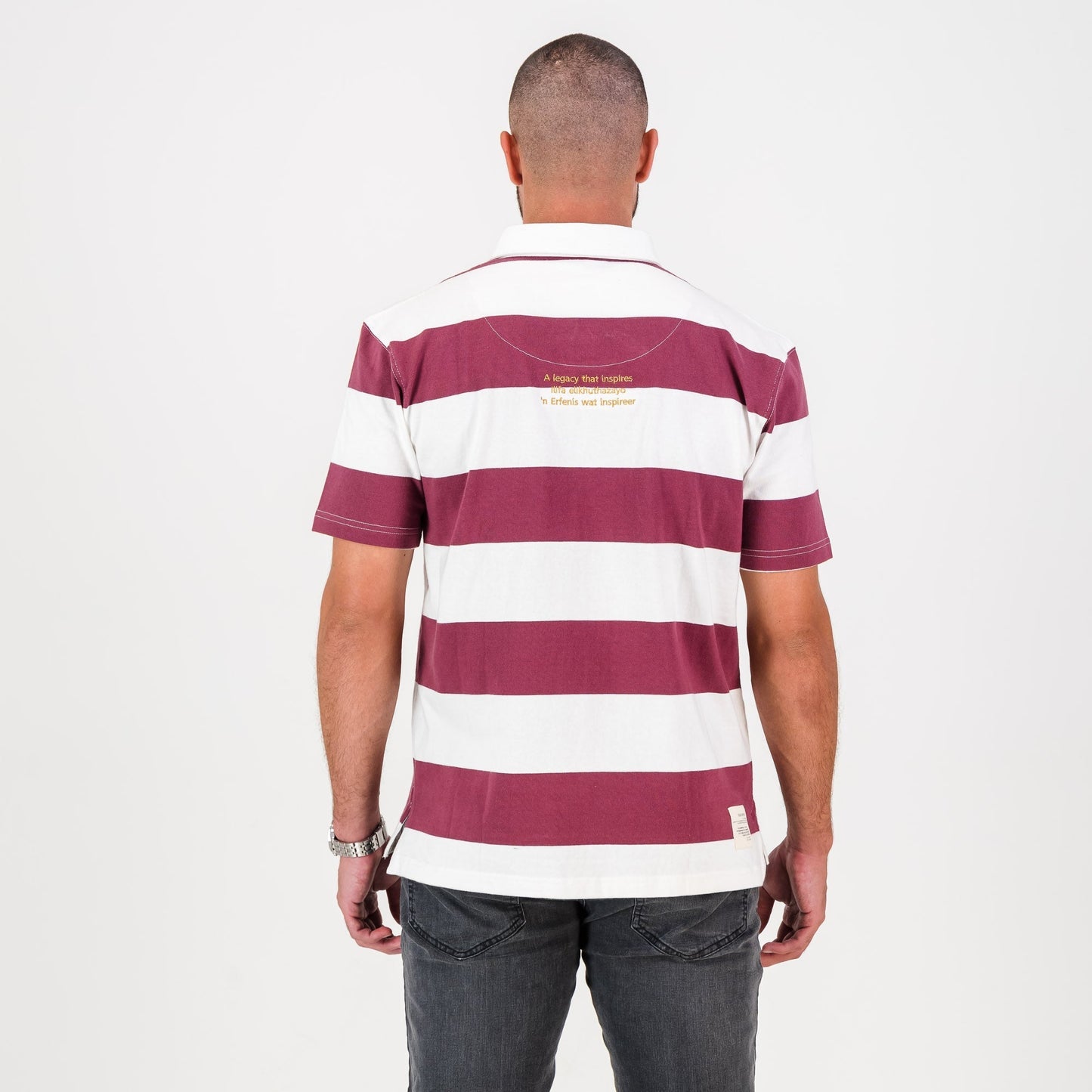 Schools Maties United SS Rugby Jersey-Maroon