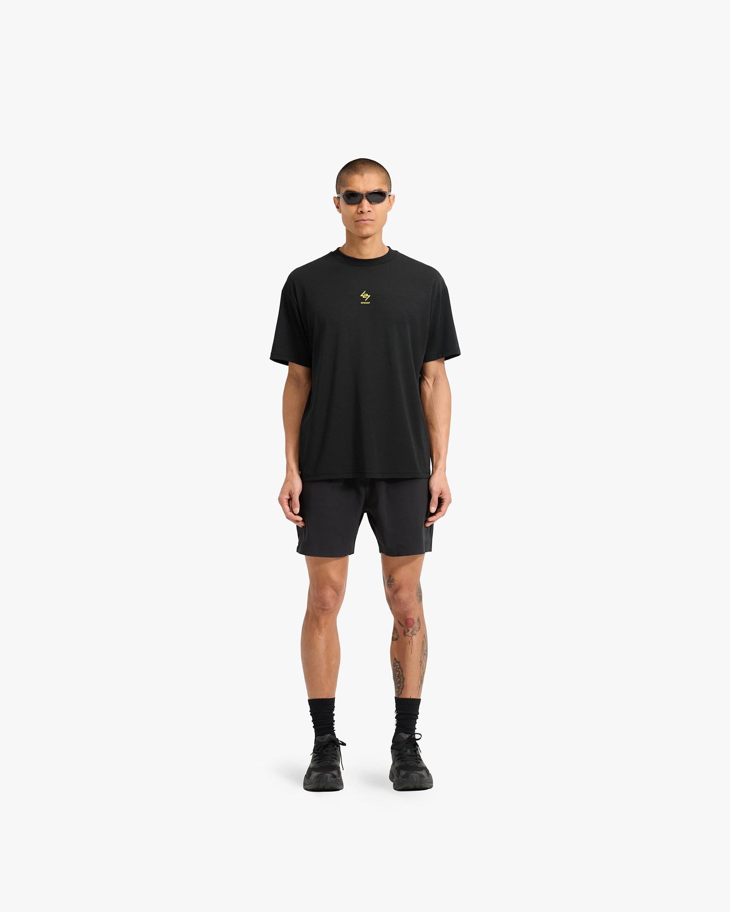 247 Chicago Oversized T-Shirt - Jet Black