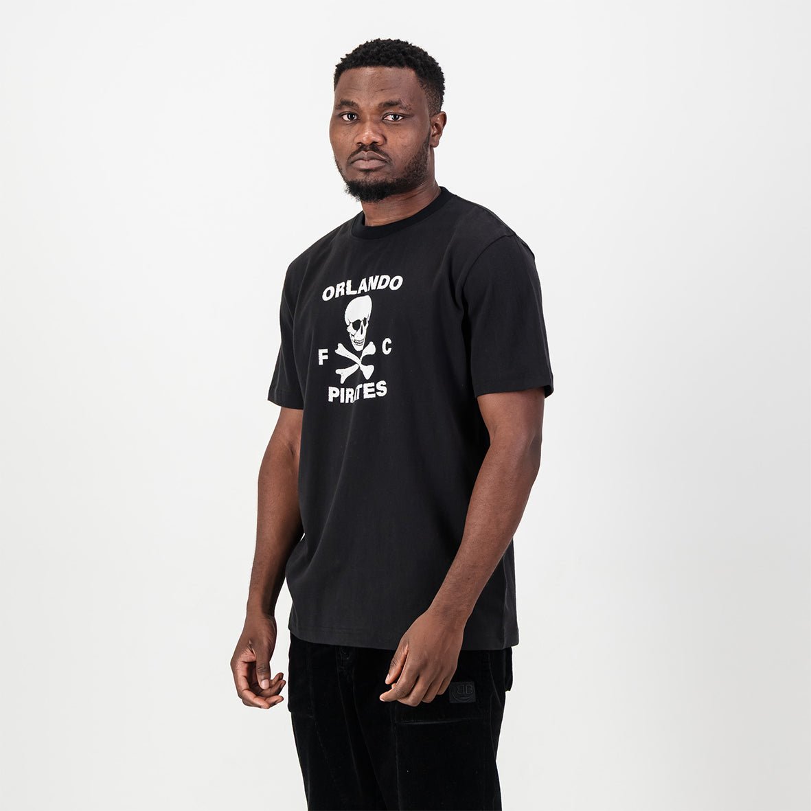 Orlando Pirates Graphic Regular Crew Tee-Black