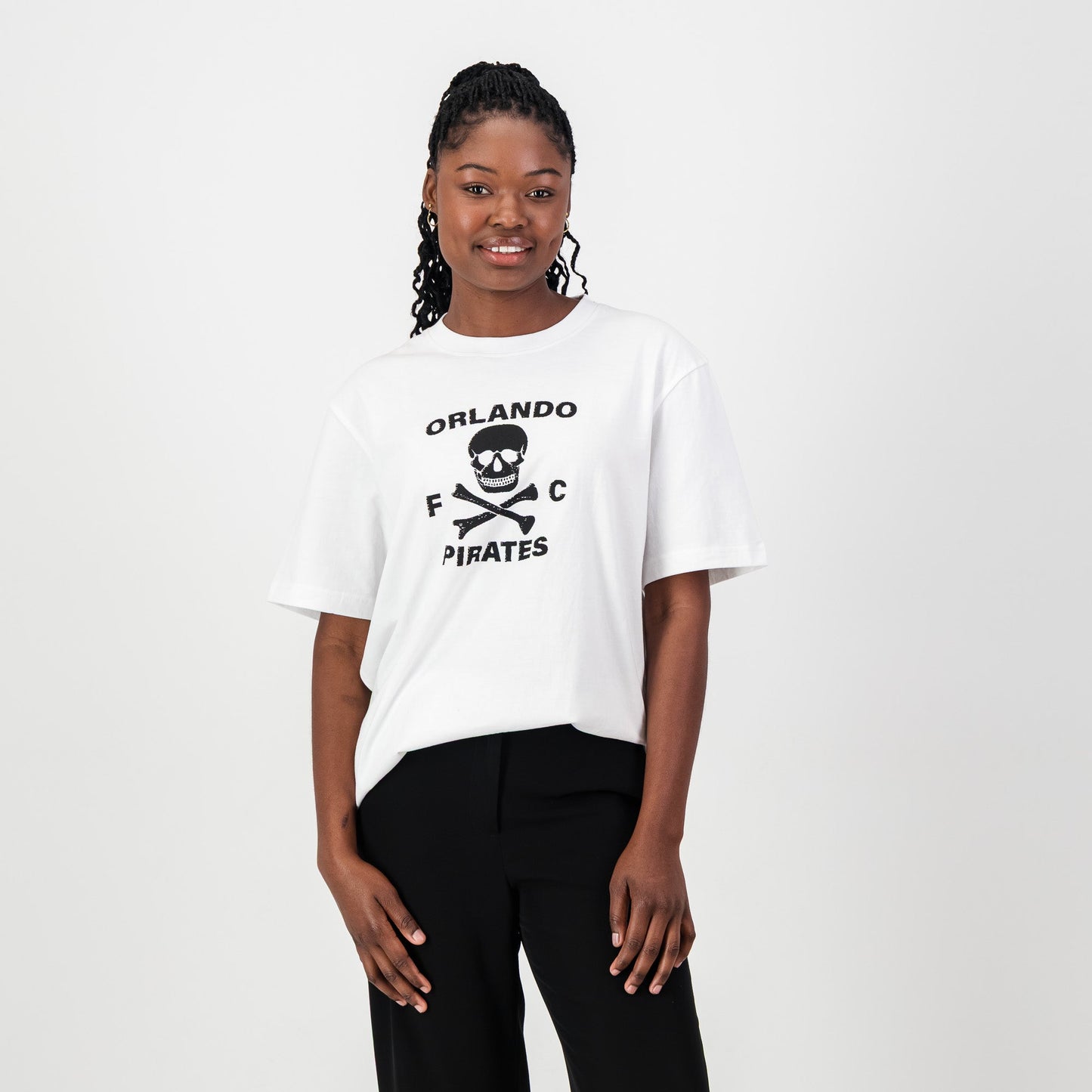 Orlando Pirates Graphic Regular Crew Tee-White