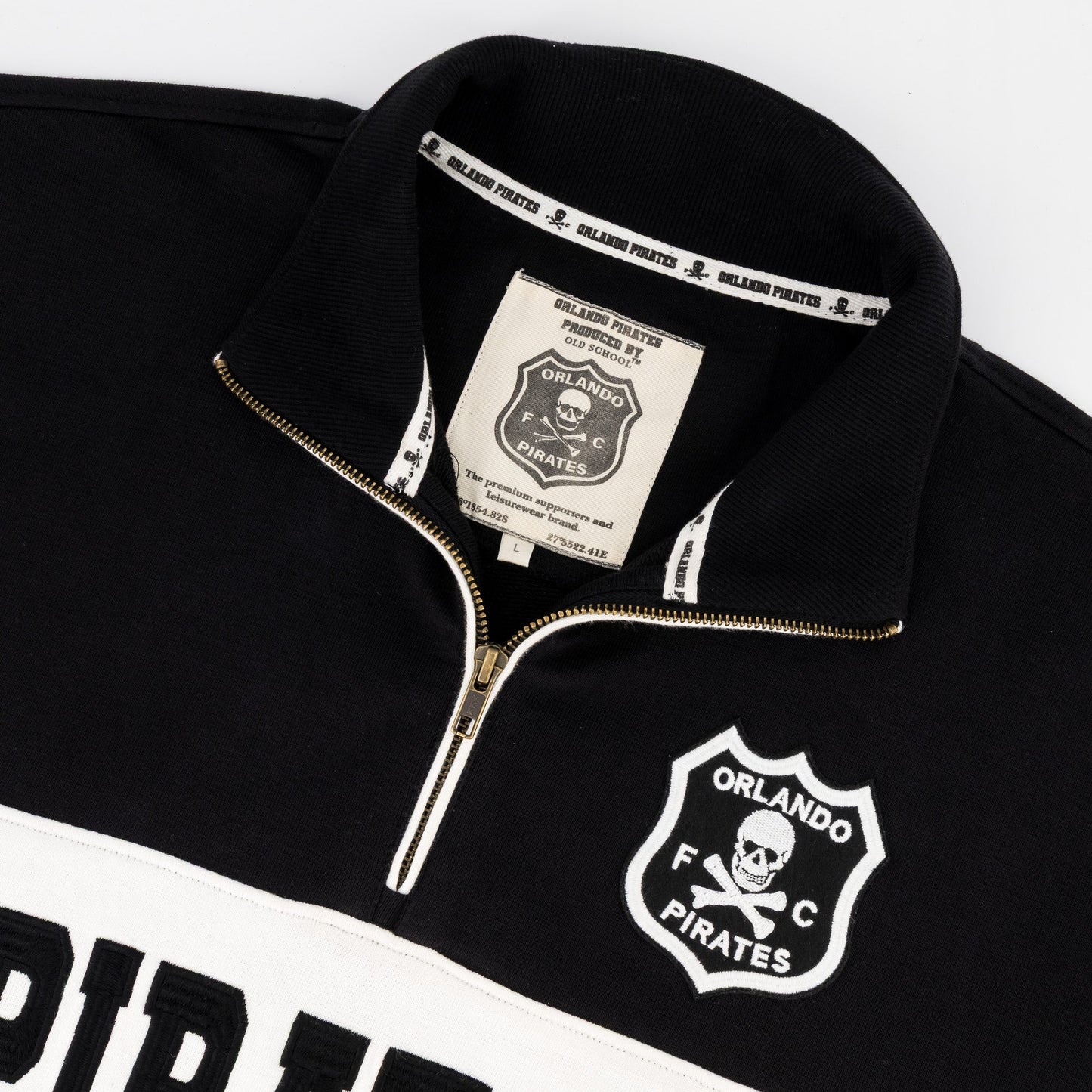 Orlando Pirates Quarter Zip Sweat-Black