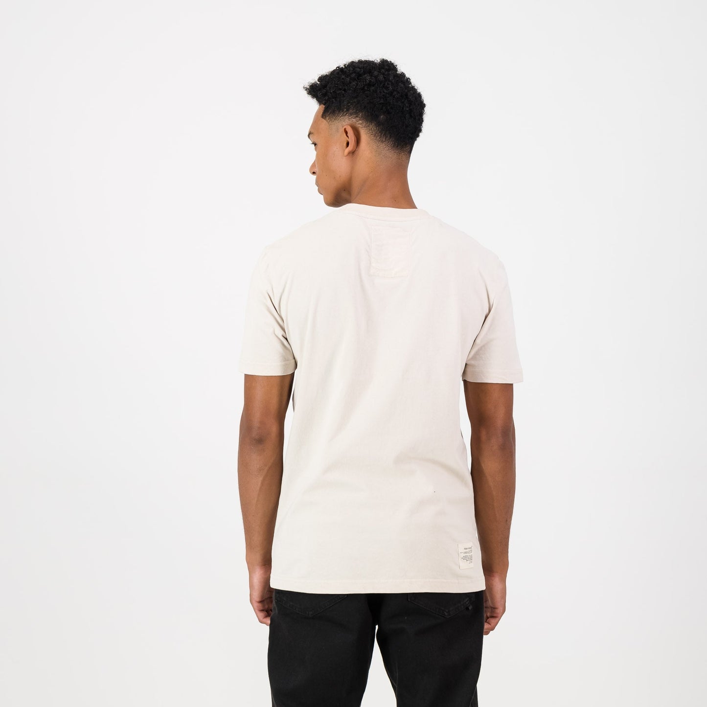 Old School Lion Regular Crew Tee-Ivory