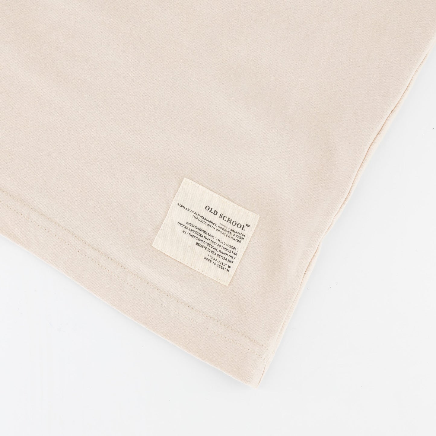 Old School Lion Regular Crew Tee-Ivory