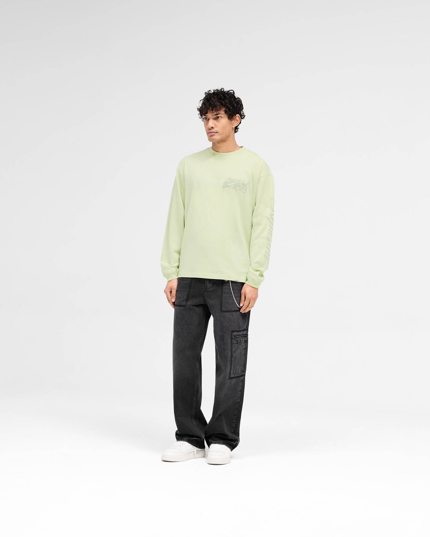 Raceway Long Sleeve T-Shirt - Matcha