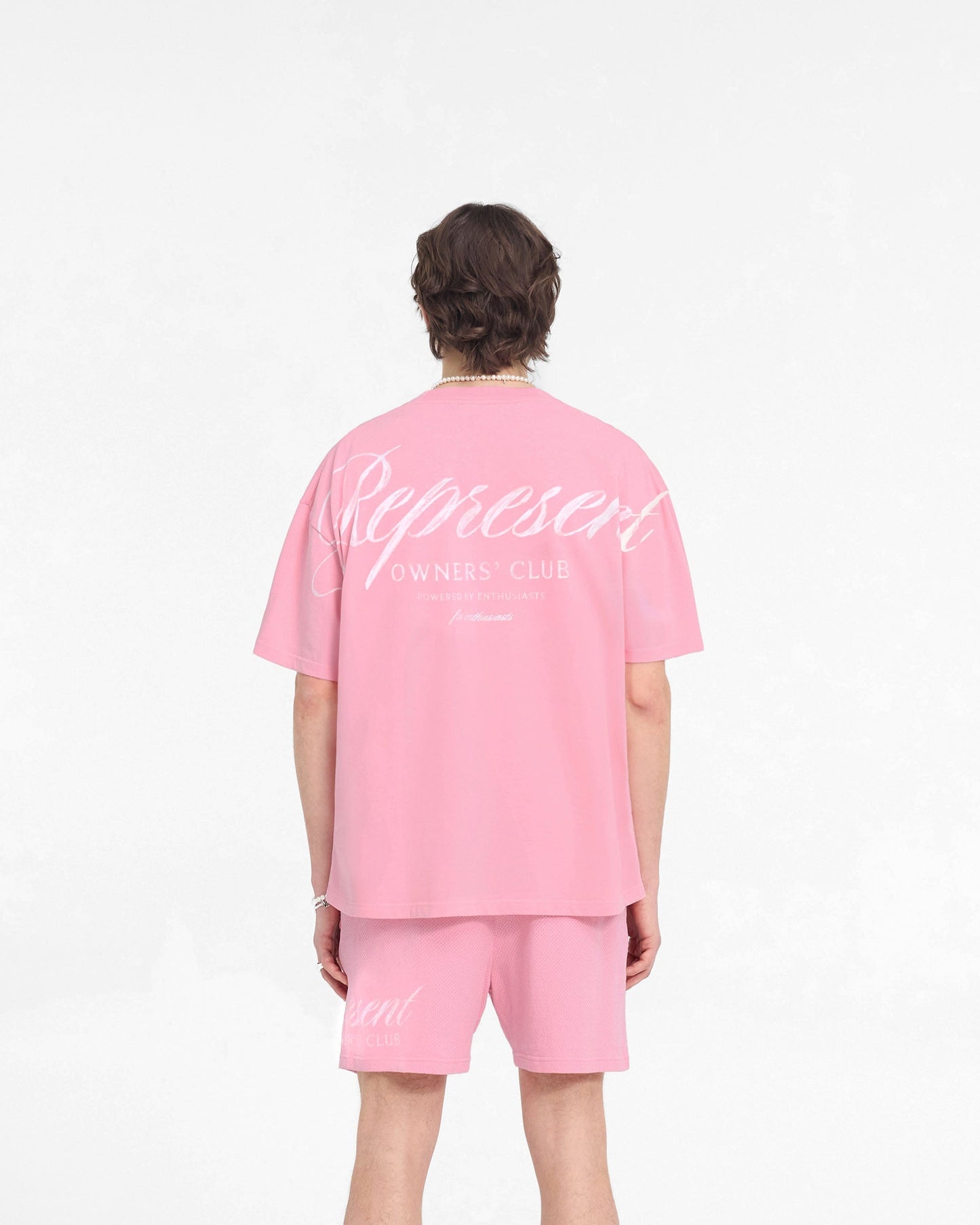 Represent Owners Club Script T-Shirt - Pink