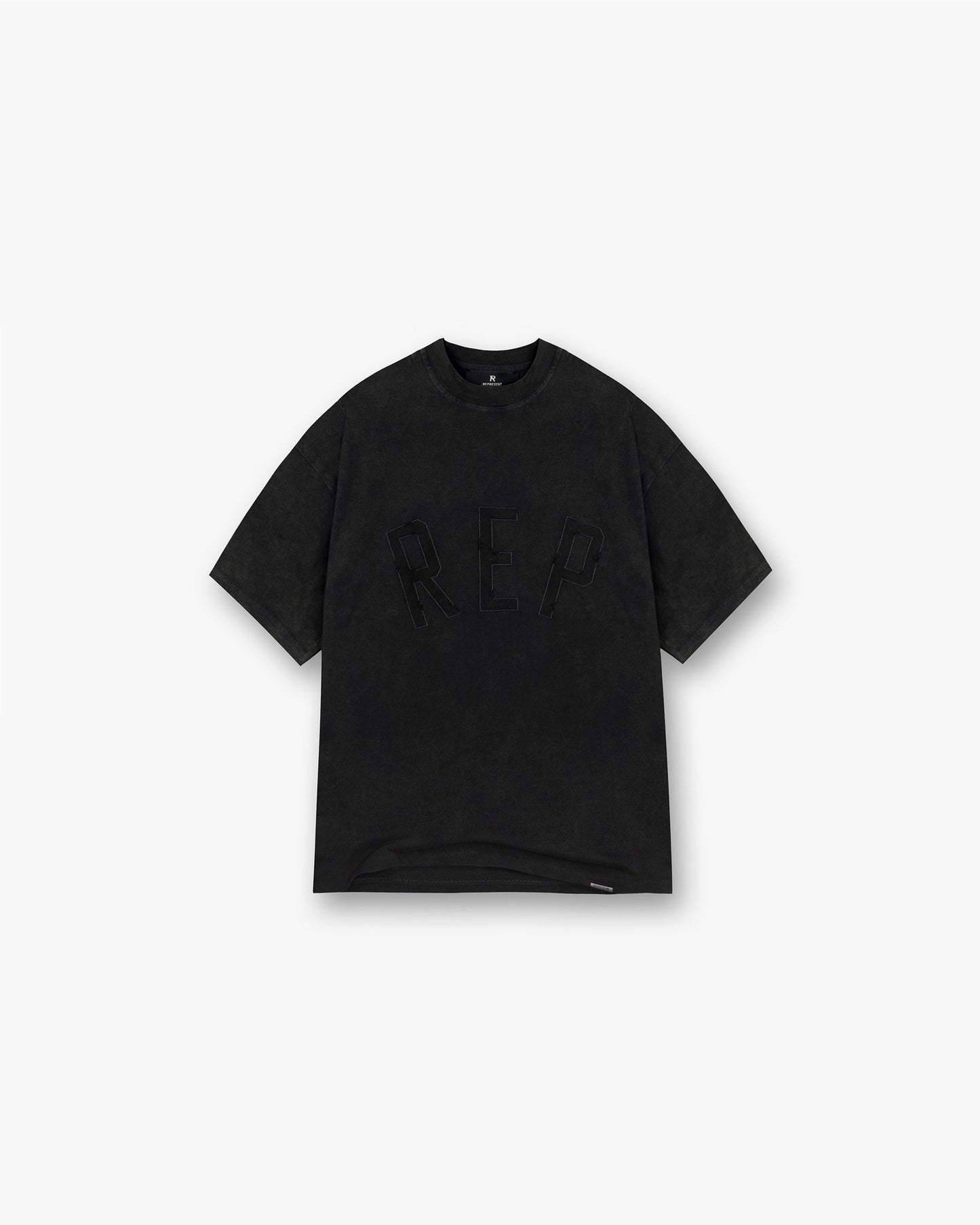 Rep Applique T-Shirt - Off Black