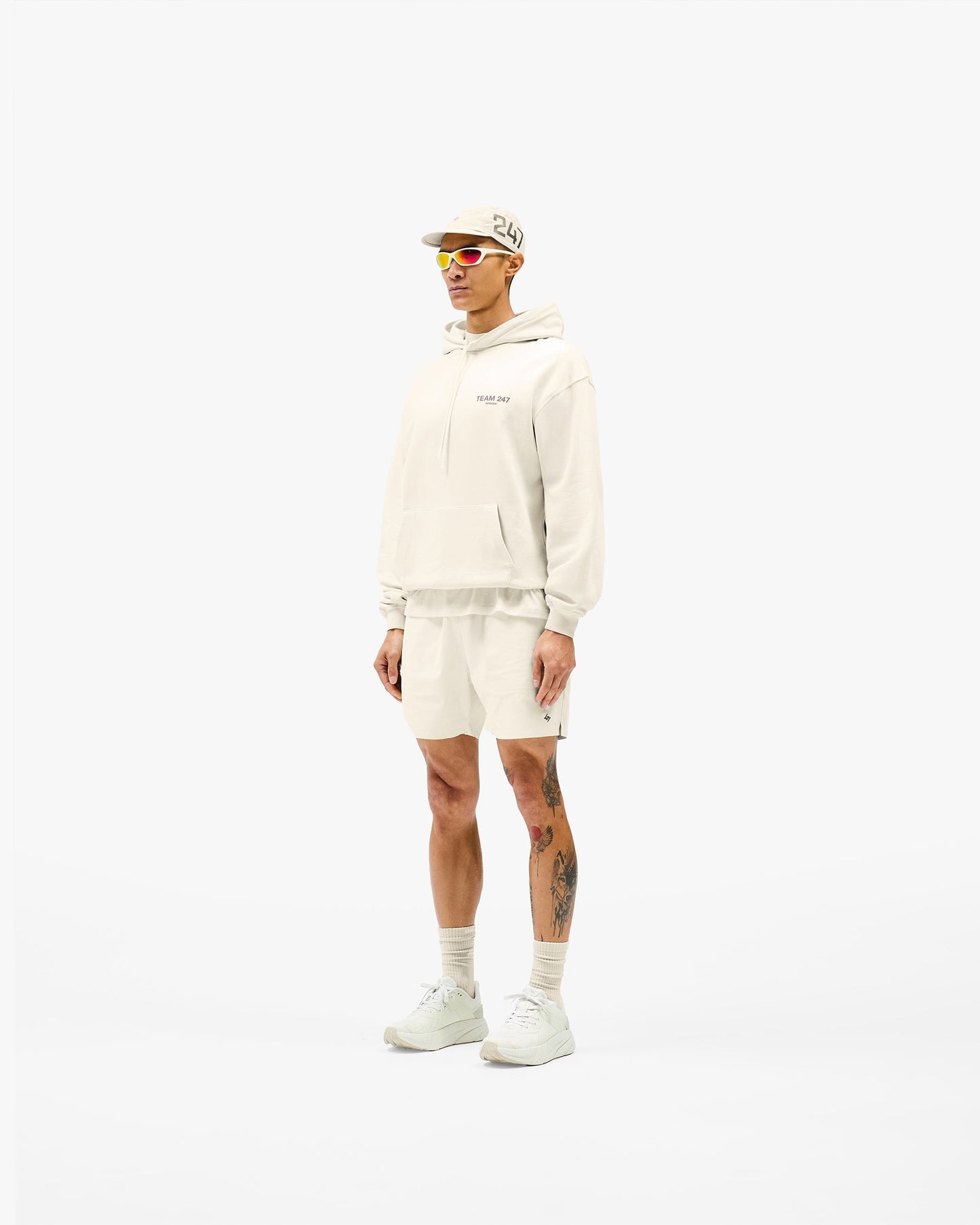 Team 247 Oversized Hoodie - Cream