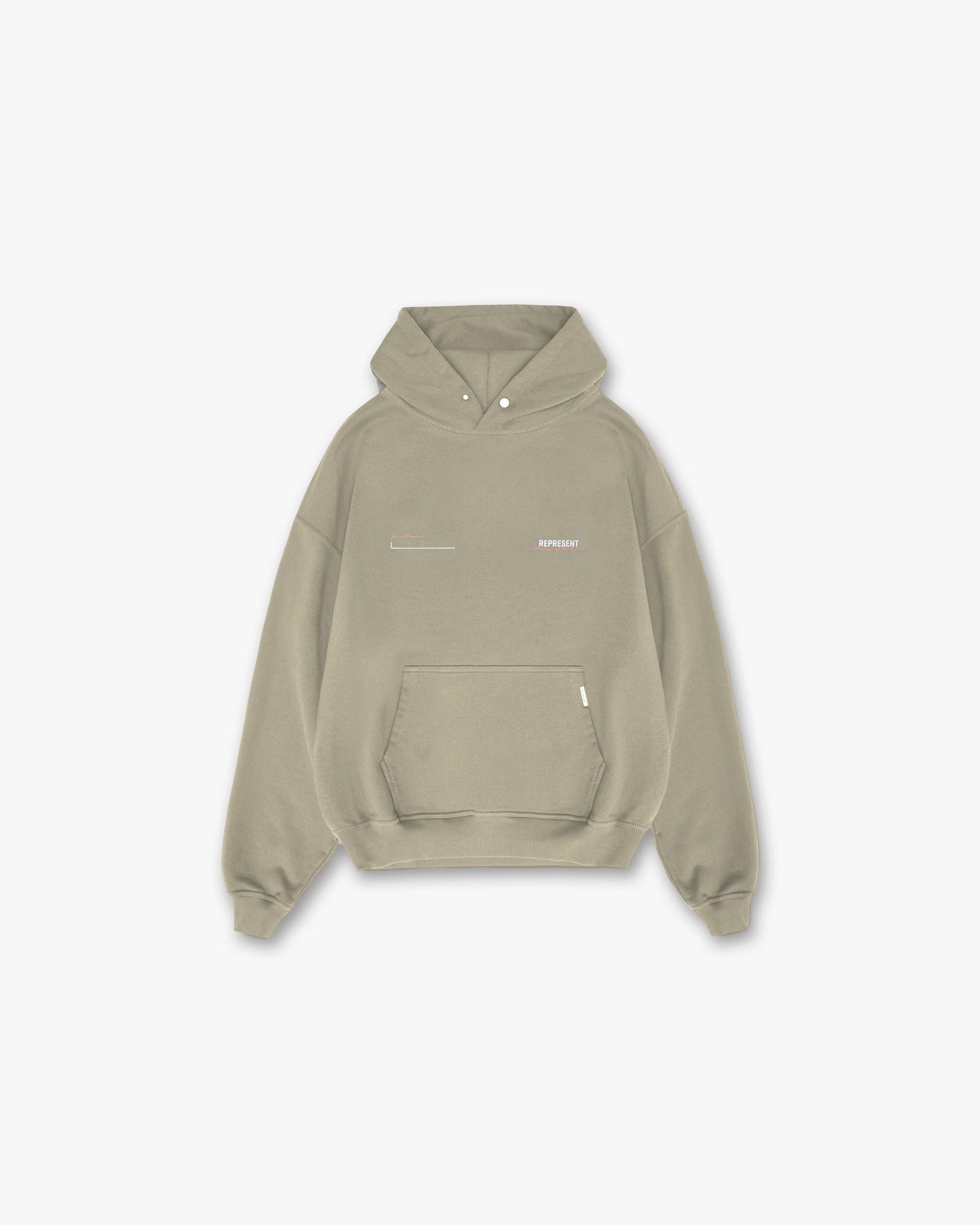 Patron Of The Club Hoodie - Khaki Pink