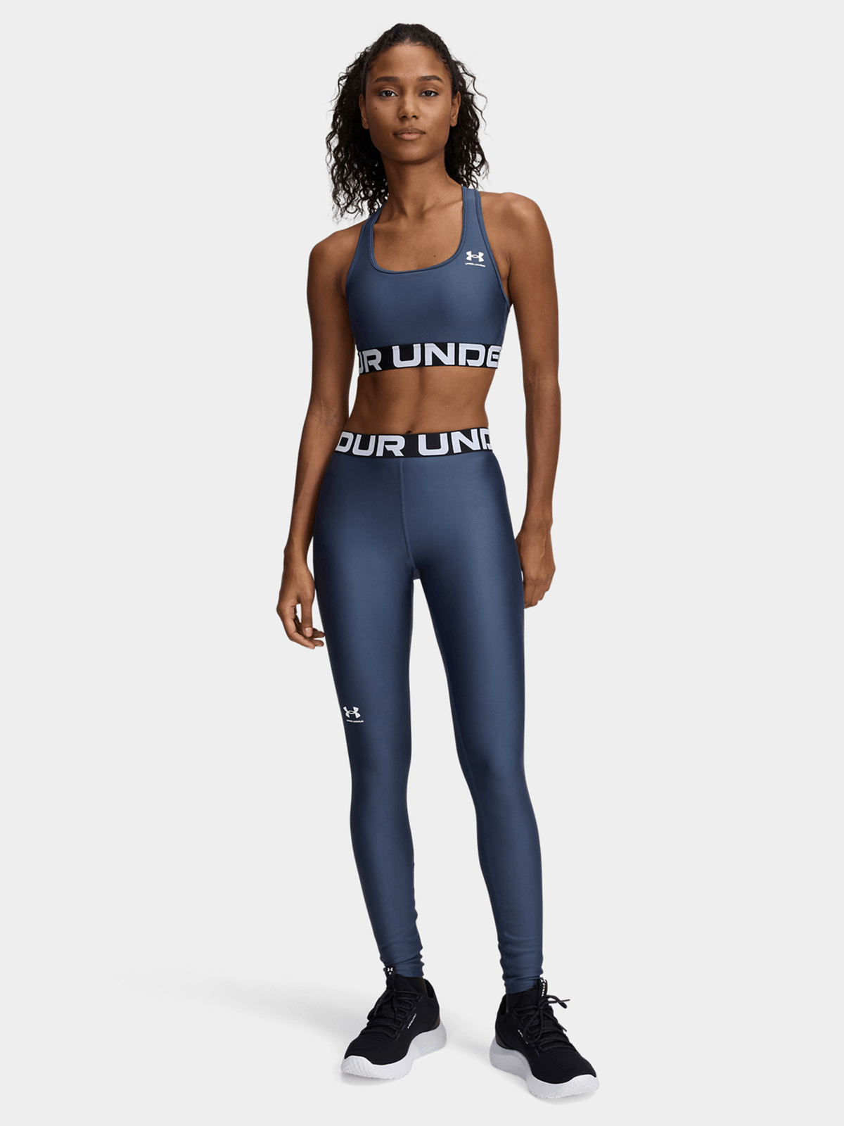 Under Armour Womens HeatGear® Downpour Grey Leggings