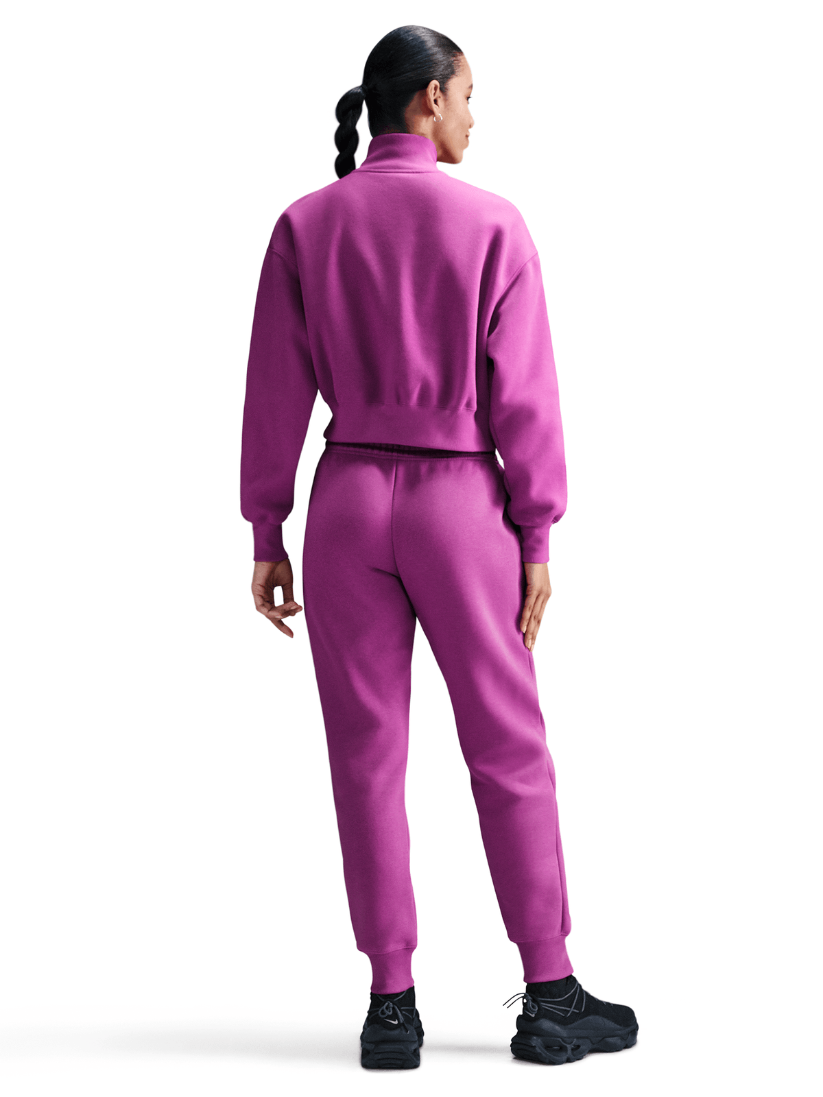 Nike Womens Sportswear Phoenix Fleece Hot Fuchsia Trackpants