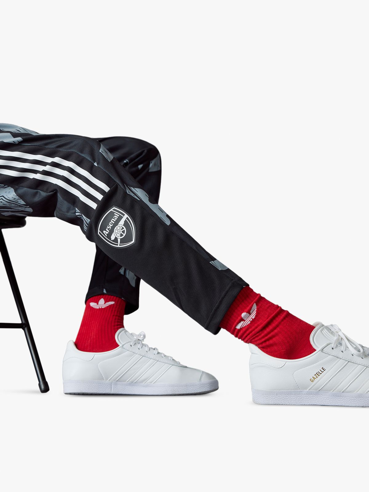 adidas Mens Arsenal X Labrum Tiro Black Trackpants