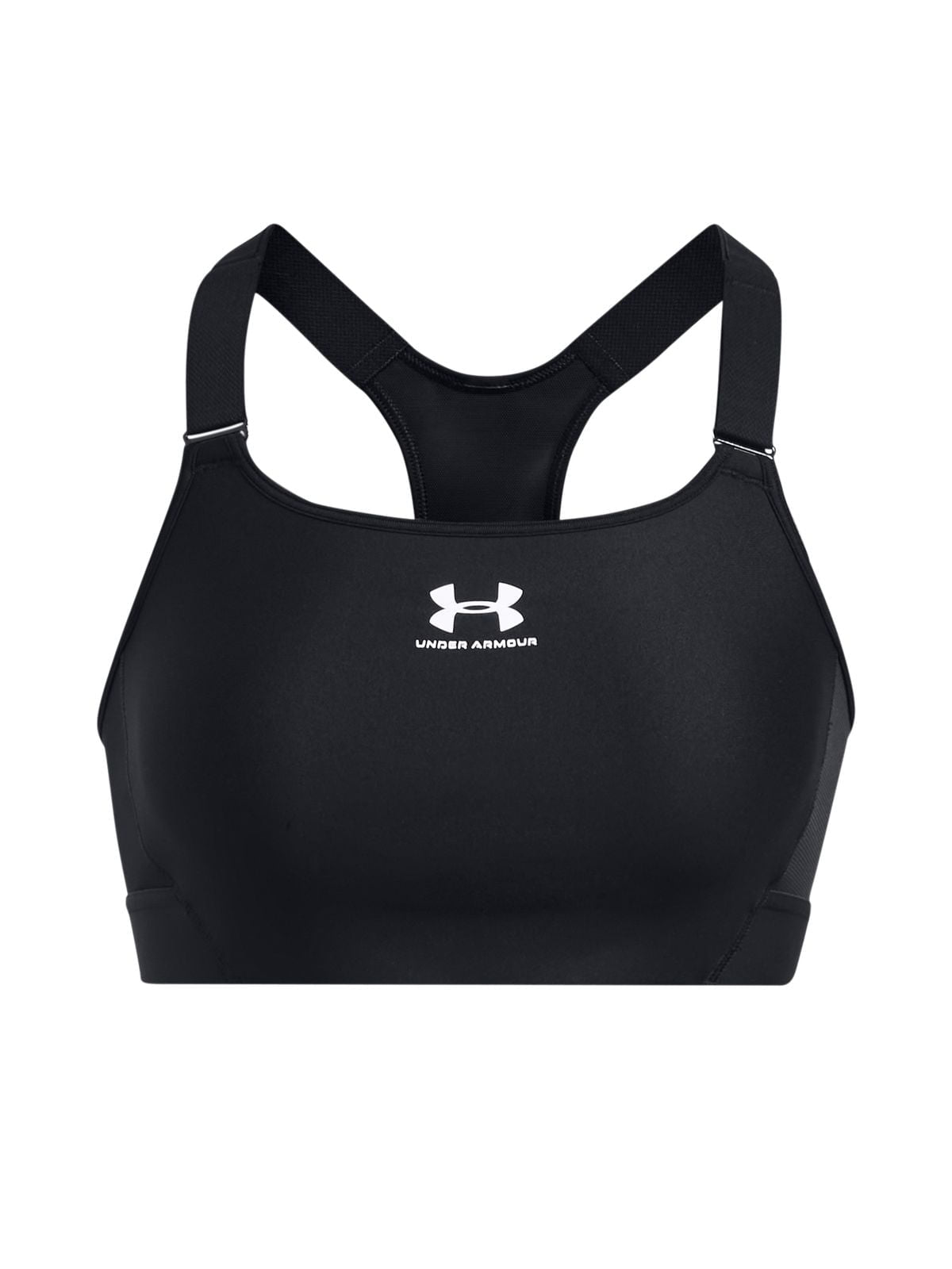 Under Armour Womens HeatGear High Impact Black Sports Bra