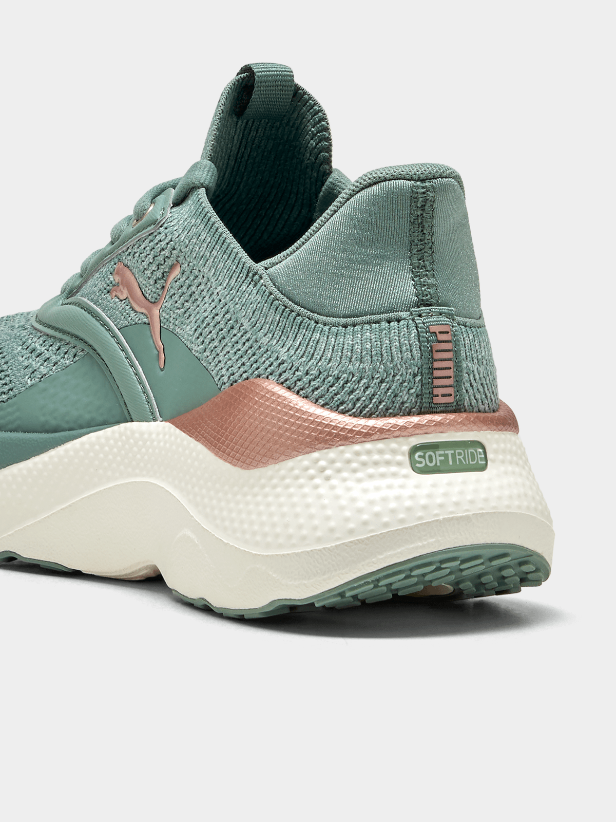 Puma Womens Softride Green Moon/Gold Training Shoes