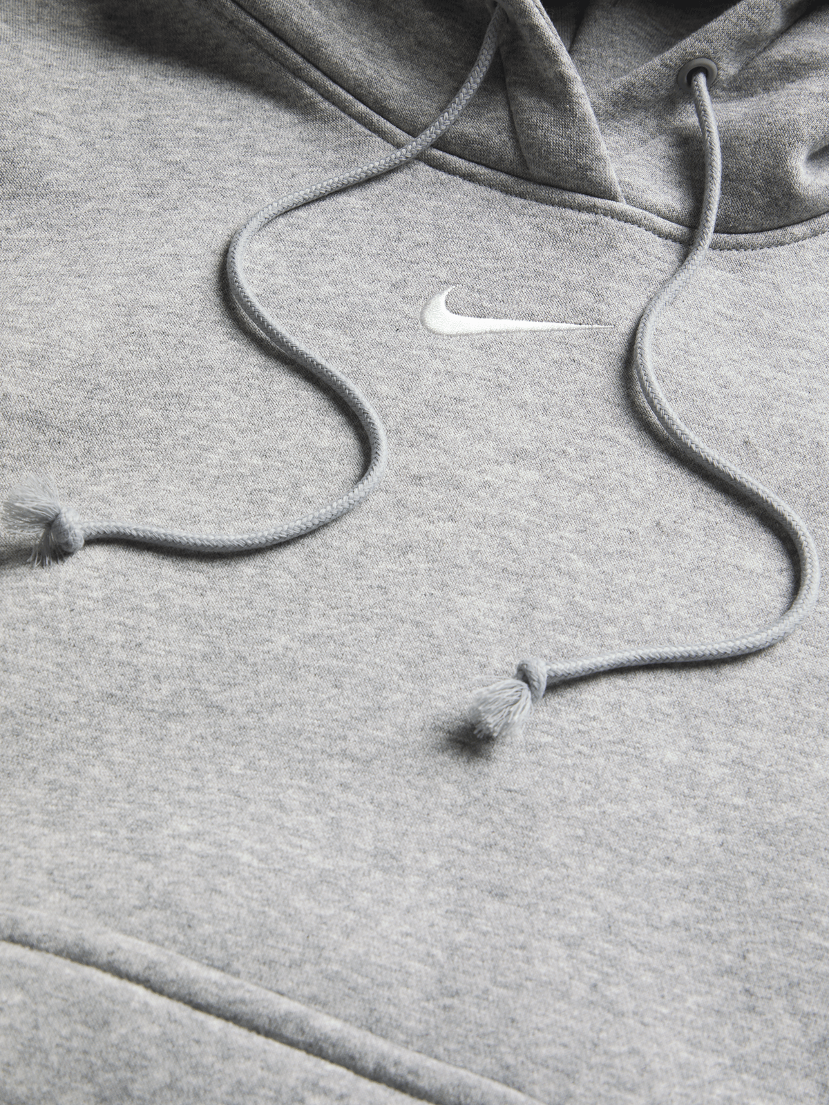 Nike Womens Sportswear Phoenix Fleece Grey Hoodie