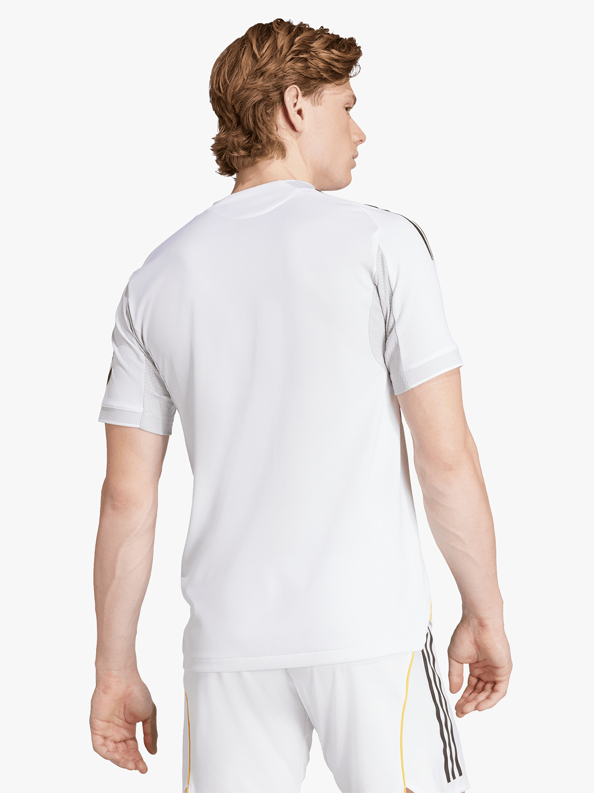 adidas Mens Real Madrid Home 25/26 White Authentic Jersey