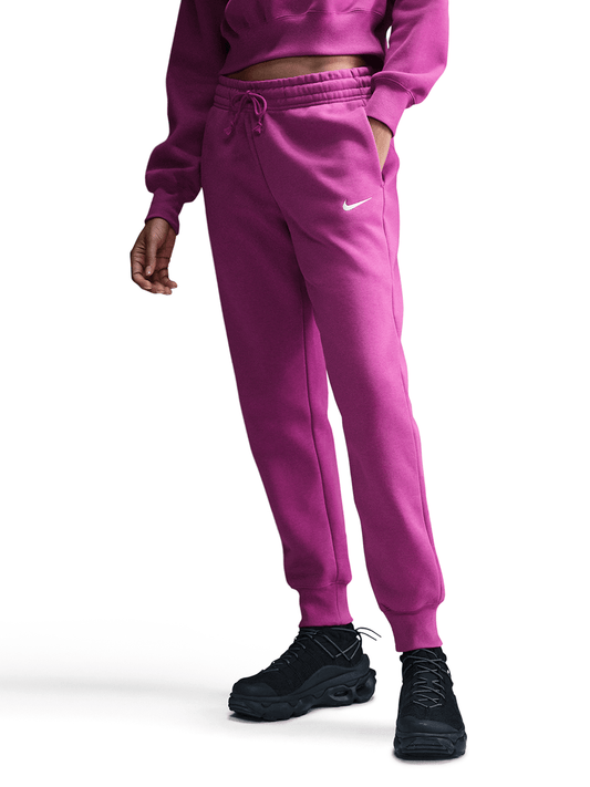 Nike Womens Sportswear Phoenix Fleece Hot Fuchsia Trackpants