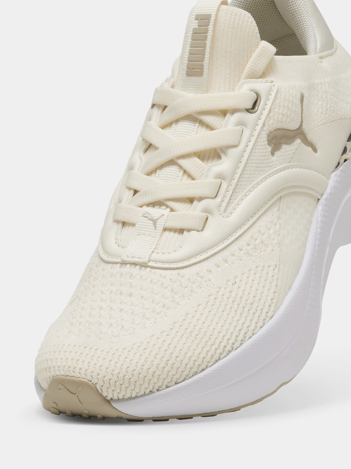 Puma Womens Softride Mayve Hybrid Warm White/Desert Dust Running Shoes