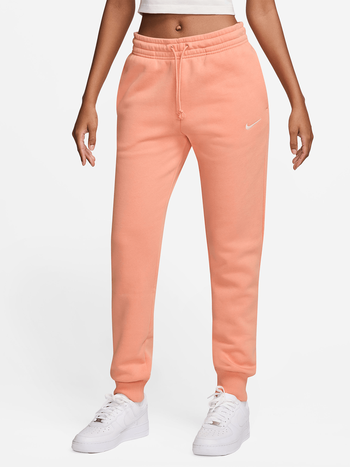 Nike Womens Sportswear Phoenix Fleece Apricot Agate/Sail Jogger