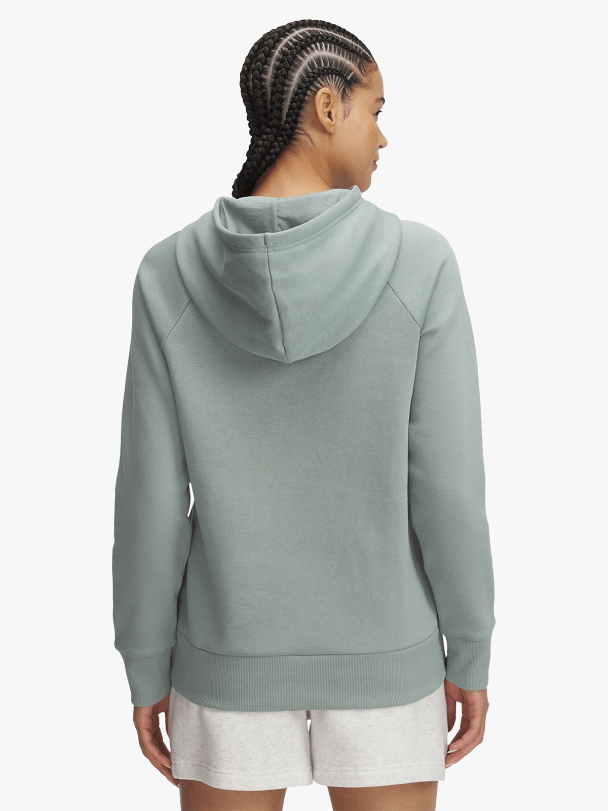Under Armour Womens Rival Fleece Silica Green Hoodie