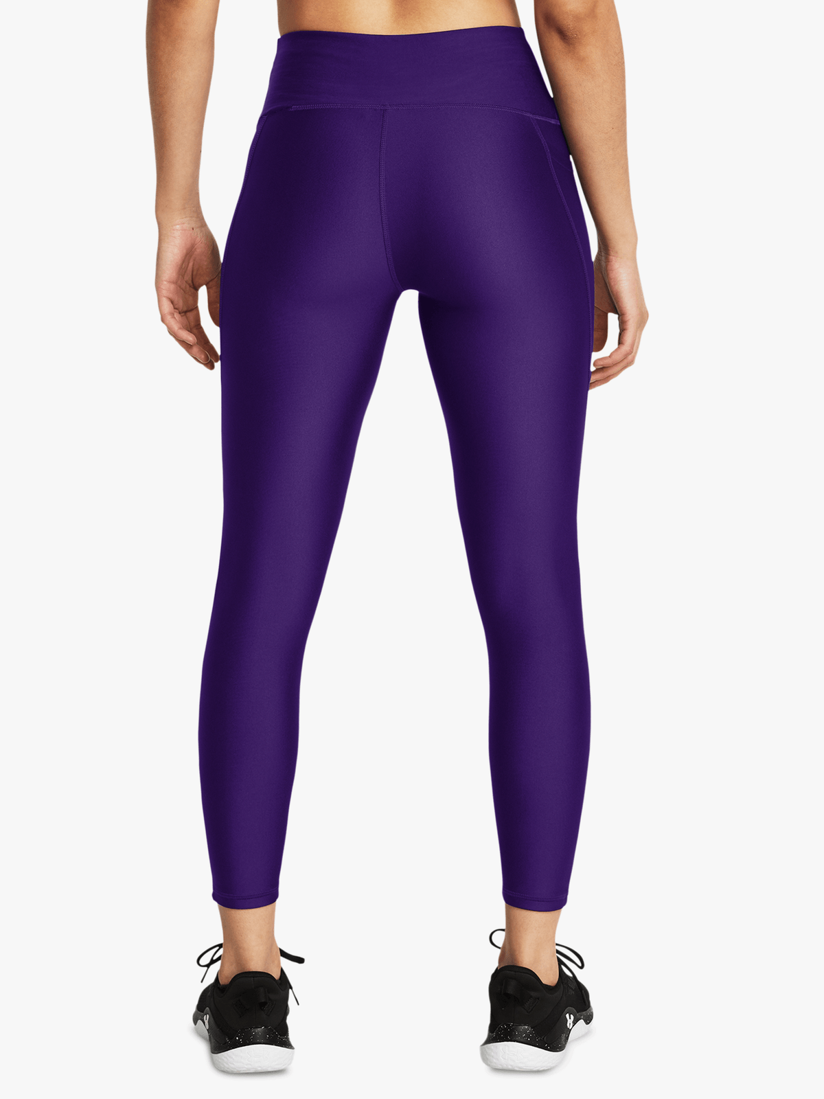 Under Armour Womens Tech™ Printed Panel Ankle Purple Leggings