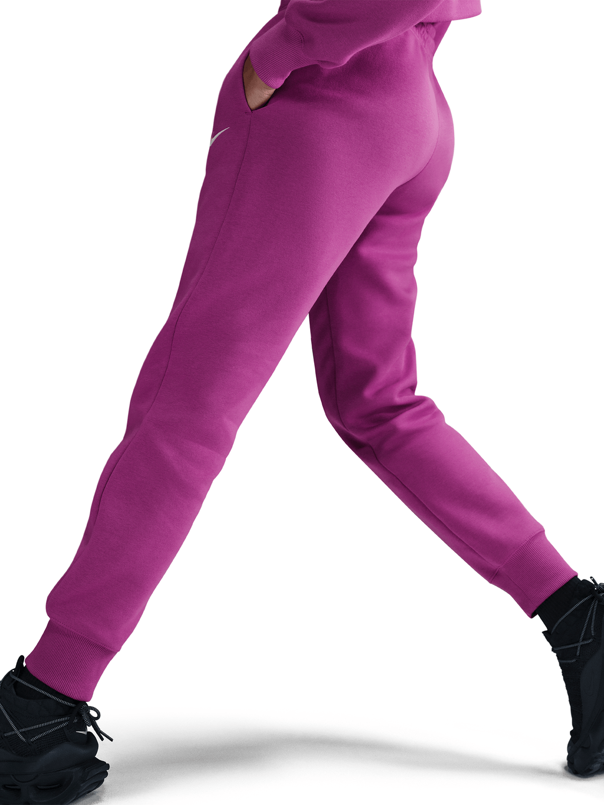Nike Womens Sportswear Phoenix Fleece Hot Fuchsia Trackpants