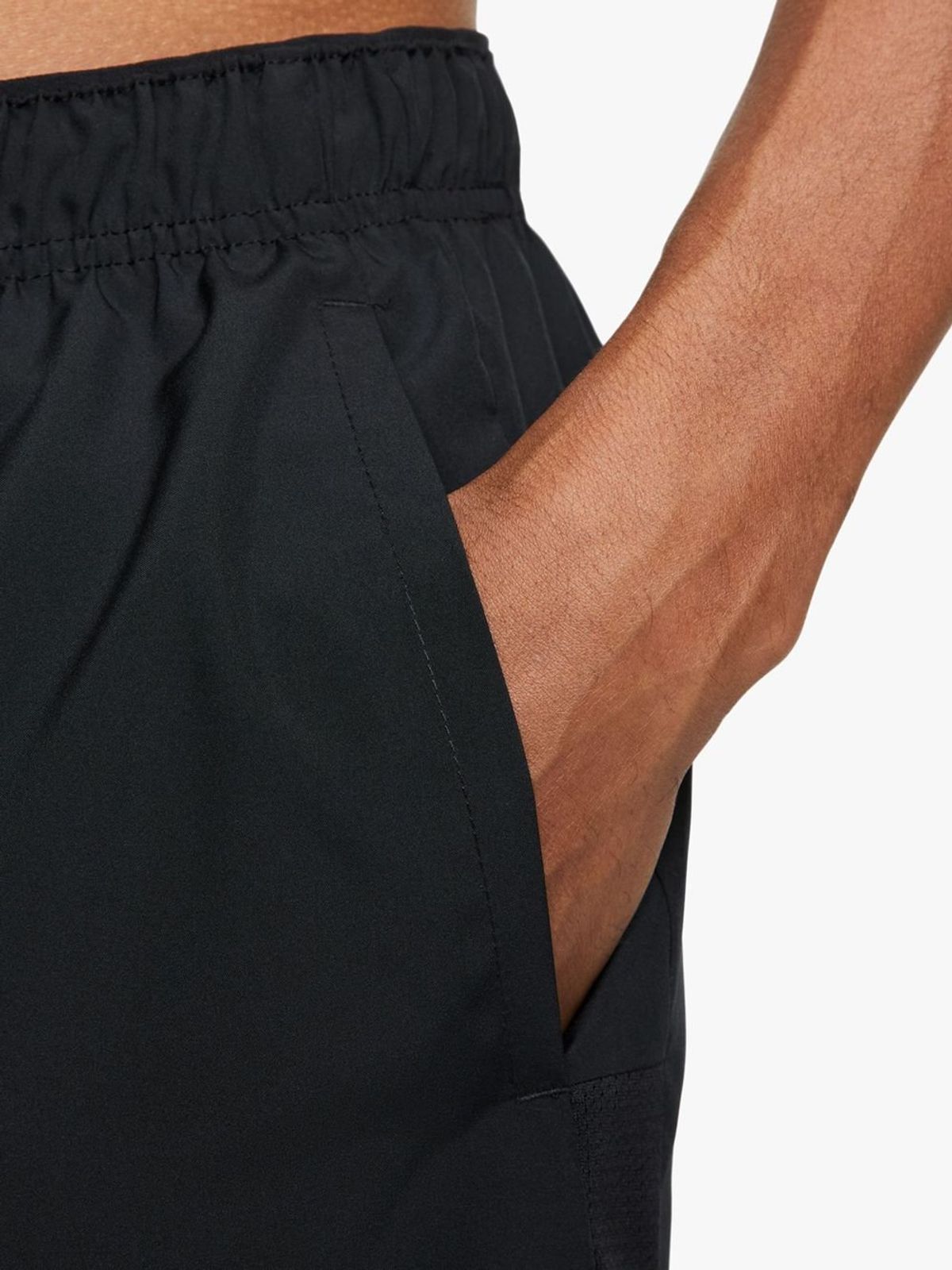 Nike Mens Dri-Fit Black Challenger 7 inch Unlined Versatile Shorts