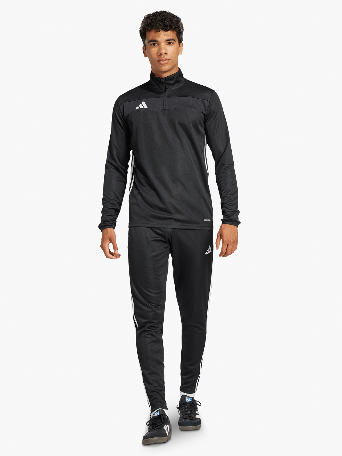 adidas Mens Tiro Essentials Black/White Pants