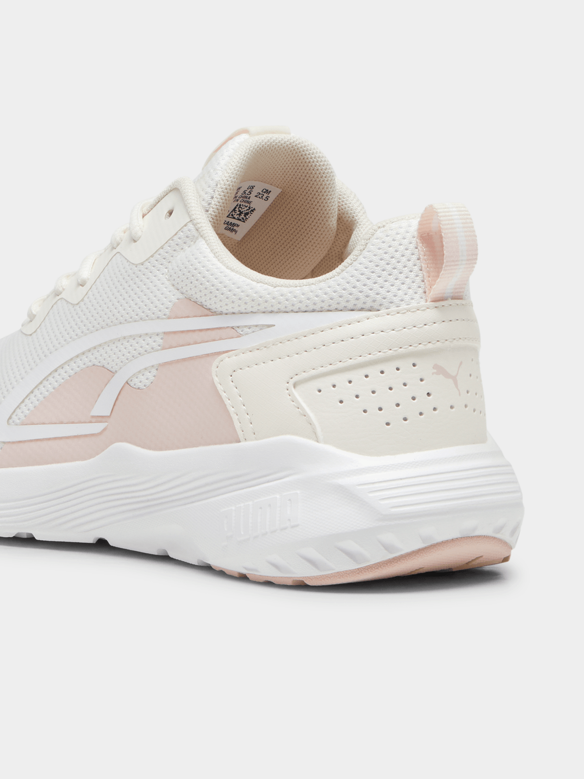 Womens Puma All Day Active Cream/Pink Running Shoes