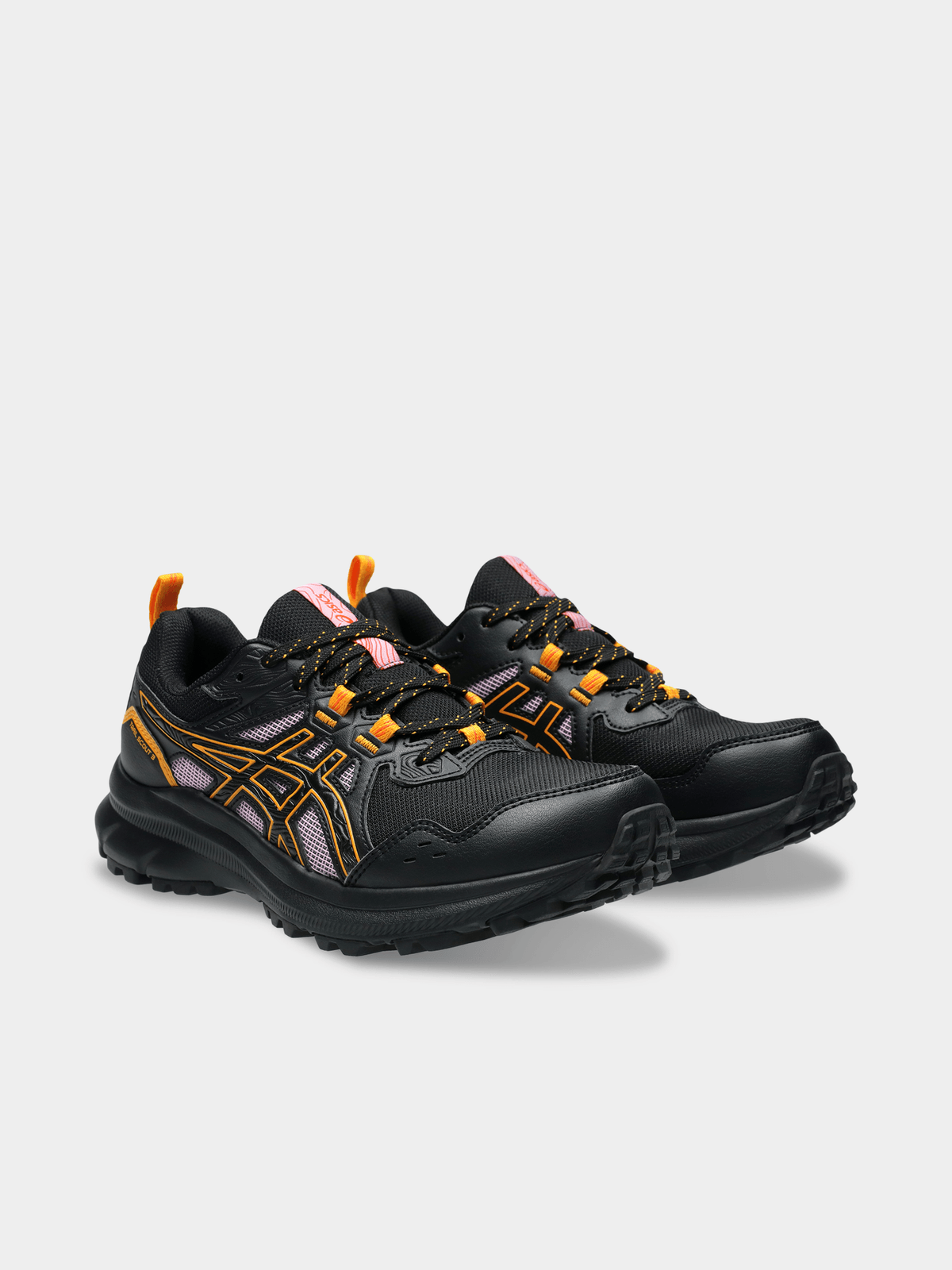 Womens Asics Trail Scout 3 Black/Light Trail Running Shoes