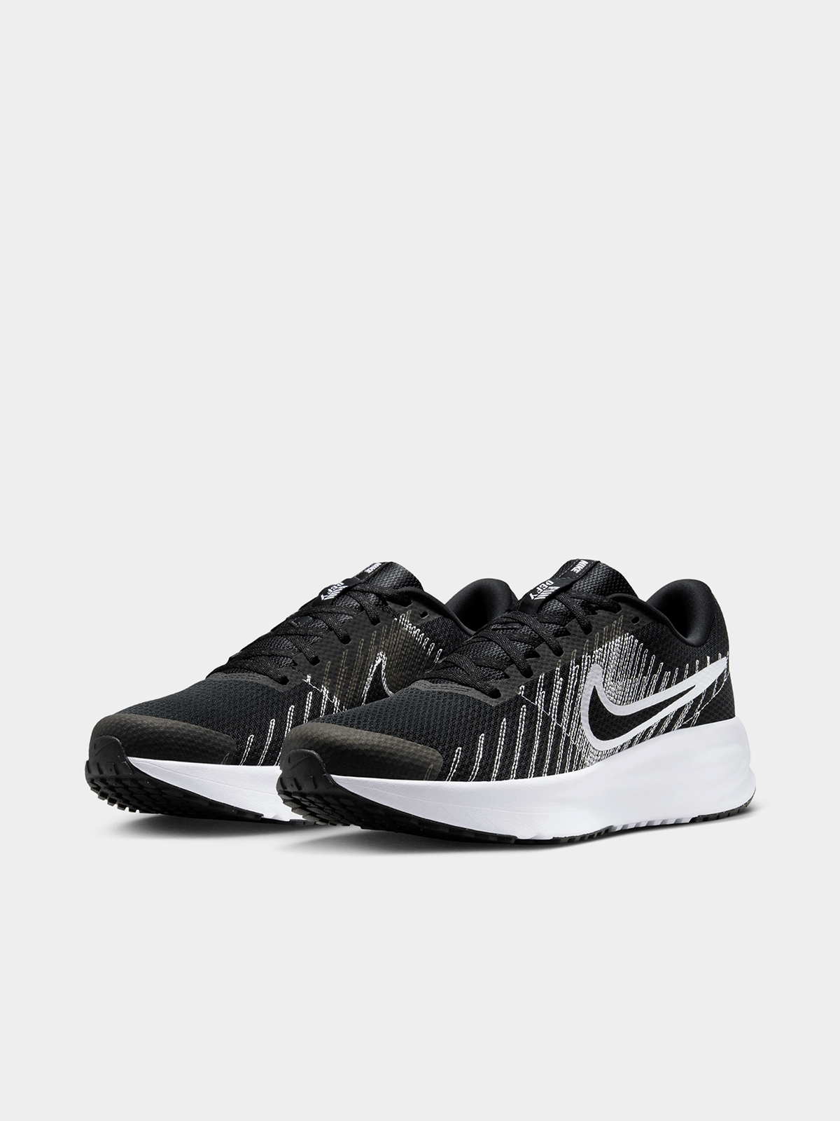 Nike Mens Run Defy Black/White Running Shoes