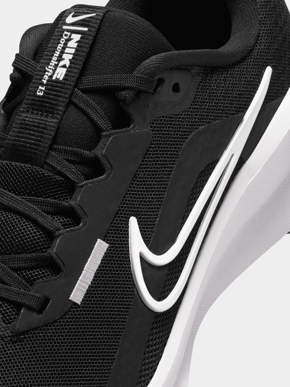 Womens Nike Downshifter 13 Black/White Running Shoes
