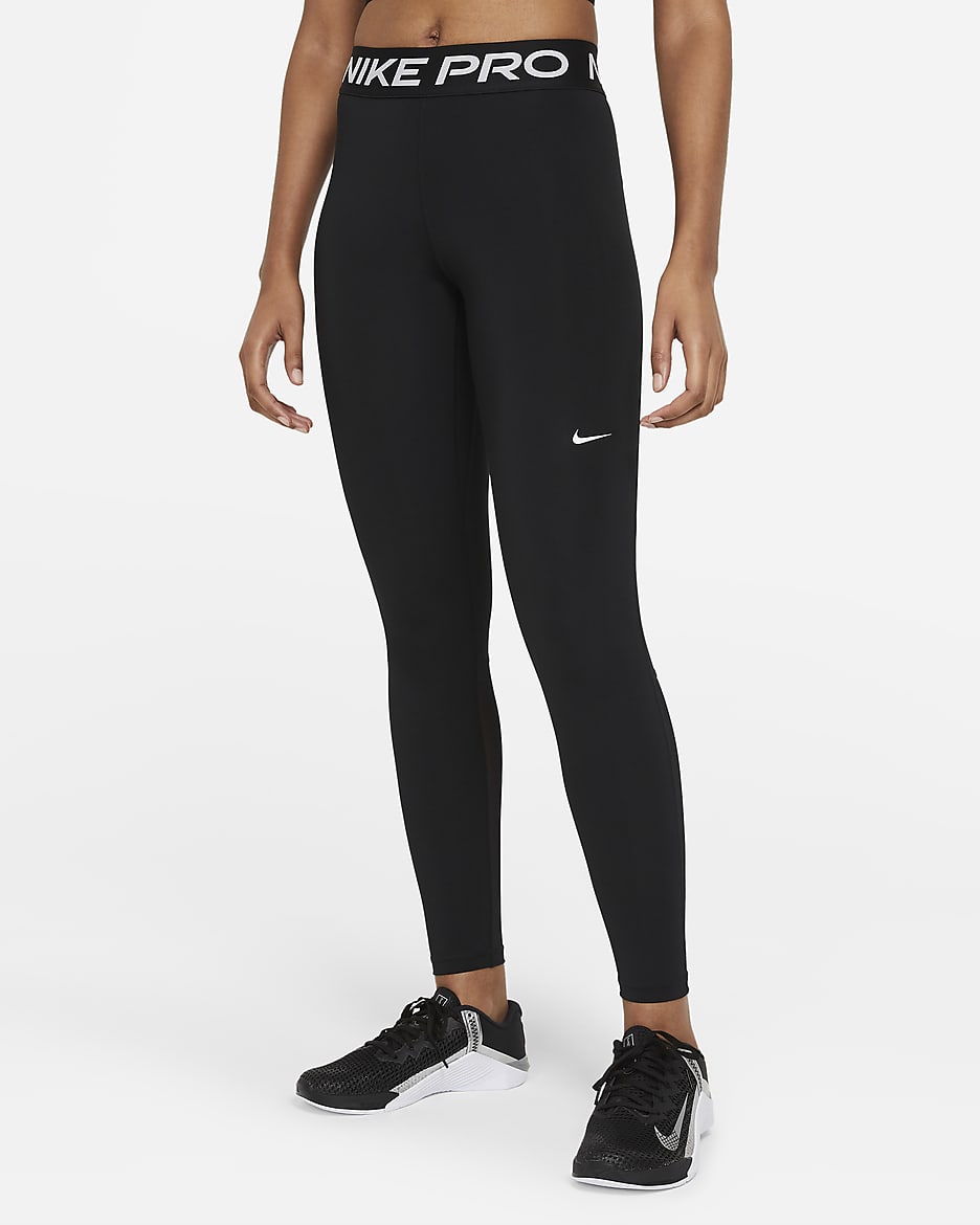 Nike Pro
Women's Mid-Rise Mesh-Panelled Leggings