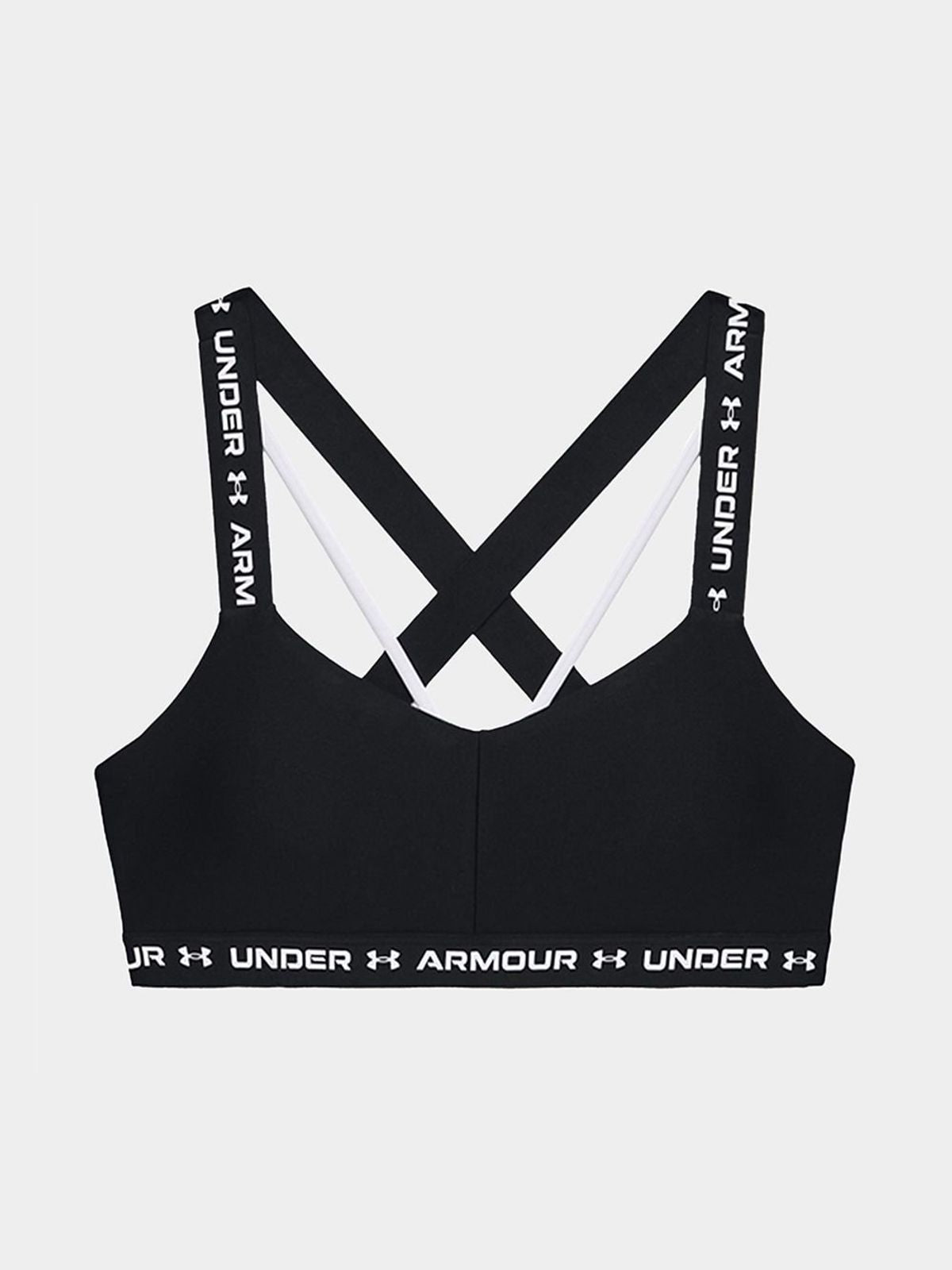 Under Armour Crossback Low Impact Black Sports Bra